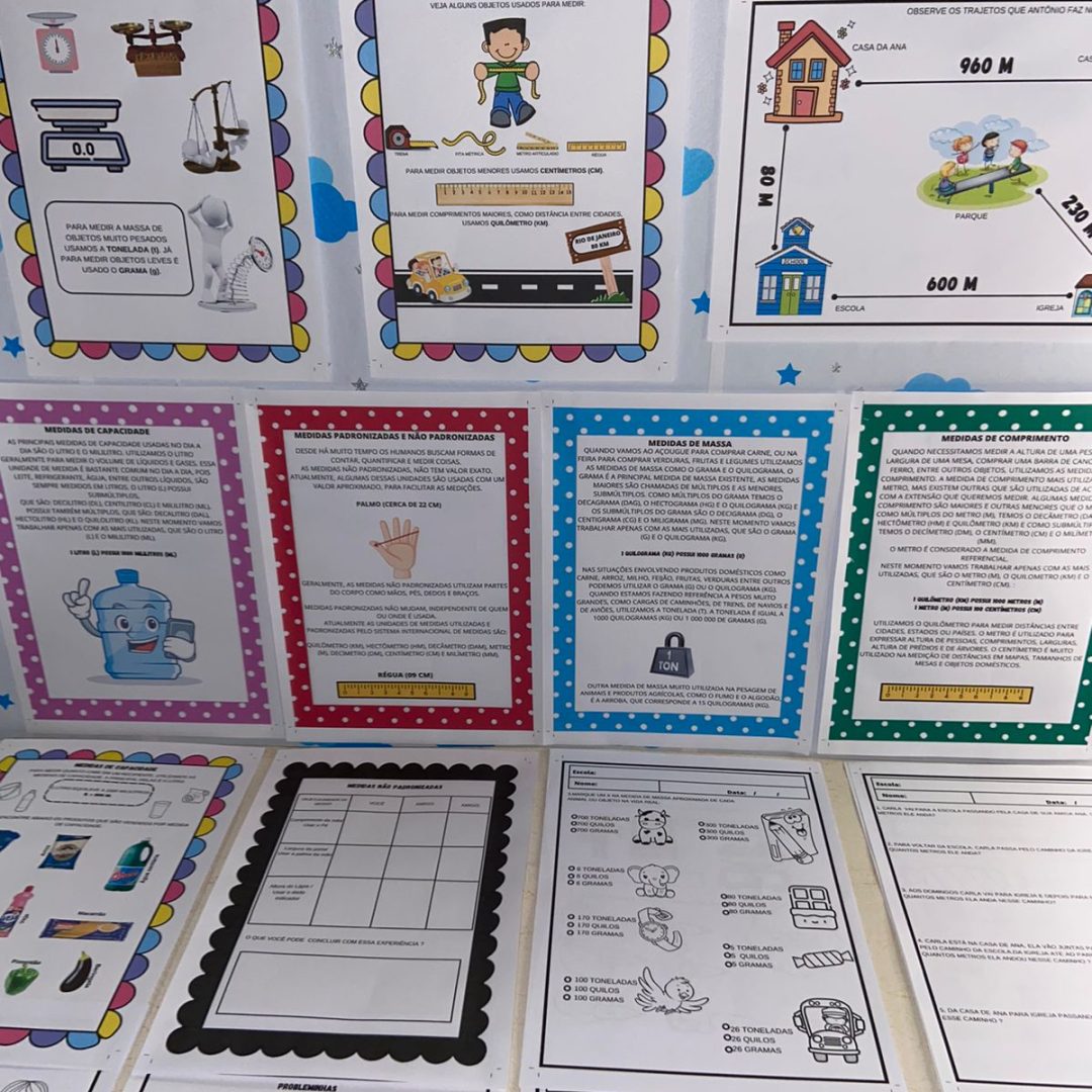🤩 UNIDADES DE MASSAS, MEDIDAS DE COMPRIMENTO E CAPACIDADES 🤩