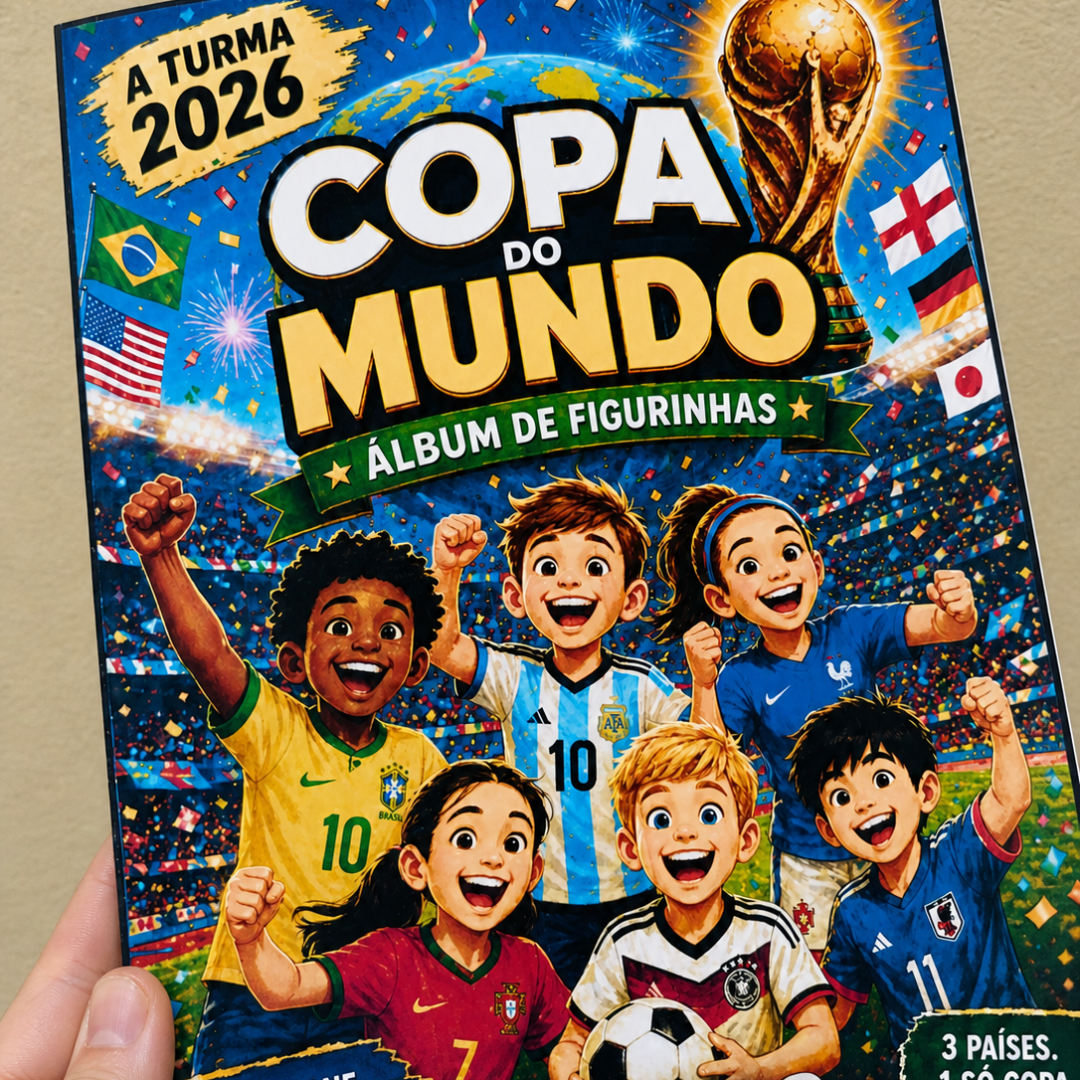 Álbum da Turma 2026 – Tema Copa do Mundo