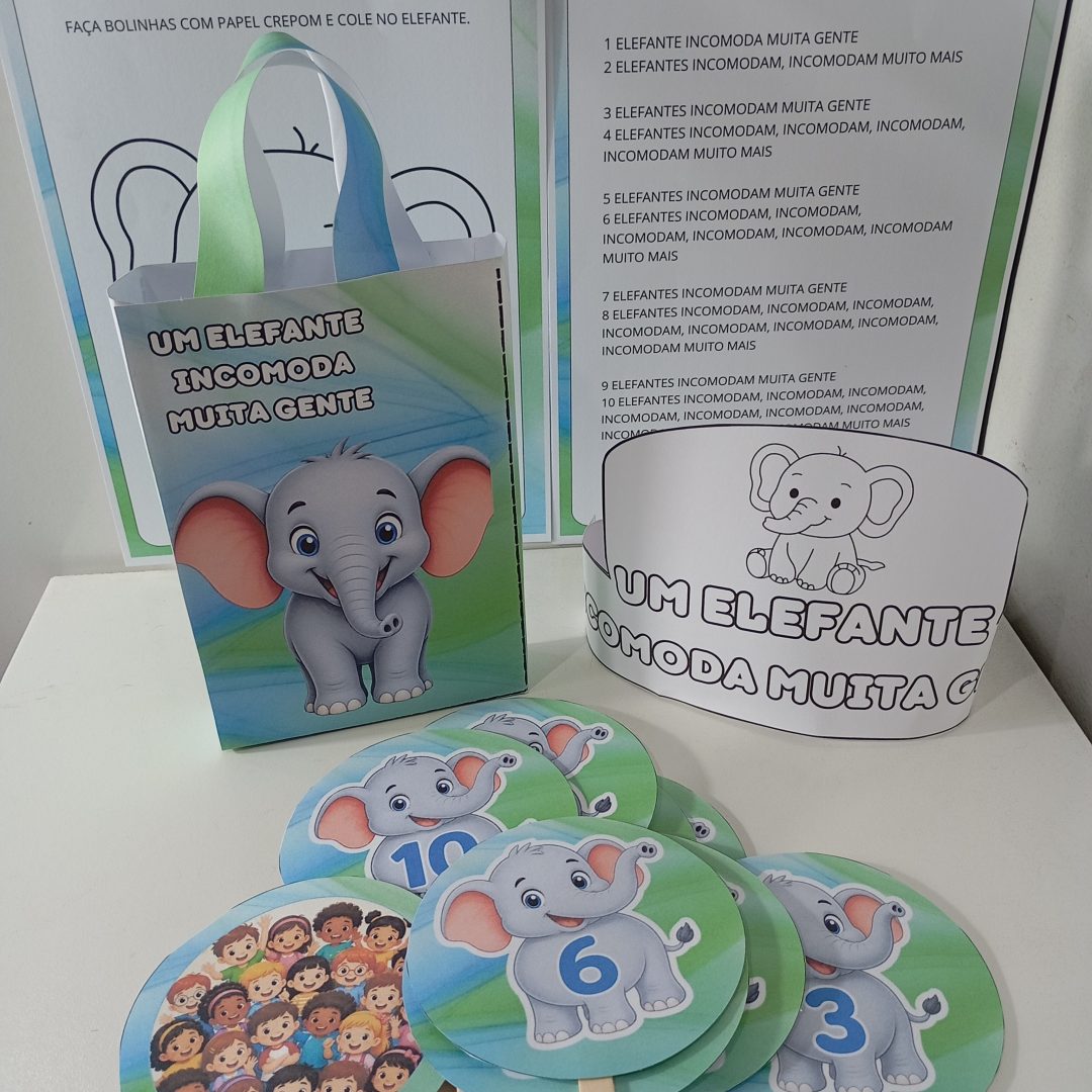 SACOLA MUSICAL – UM ELEFANTE INCOMODA MUITA GENTE🎵🐘