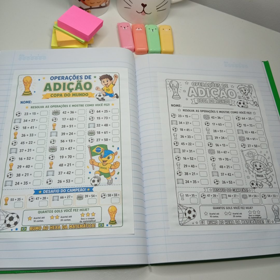 ⚽🏆 COMBO COPA DO MUNDO – MATEMÁTICA 🏆⚽