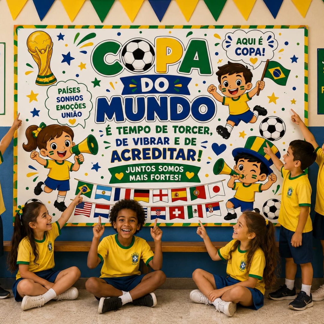 🏆 KIT COPA DO MUNDO – DECORAÇÃO E ACESSÓRIOS PEDAGÓGICOS ⚽🇧🇷