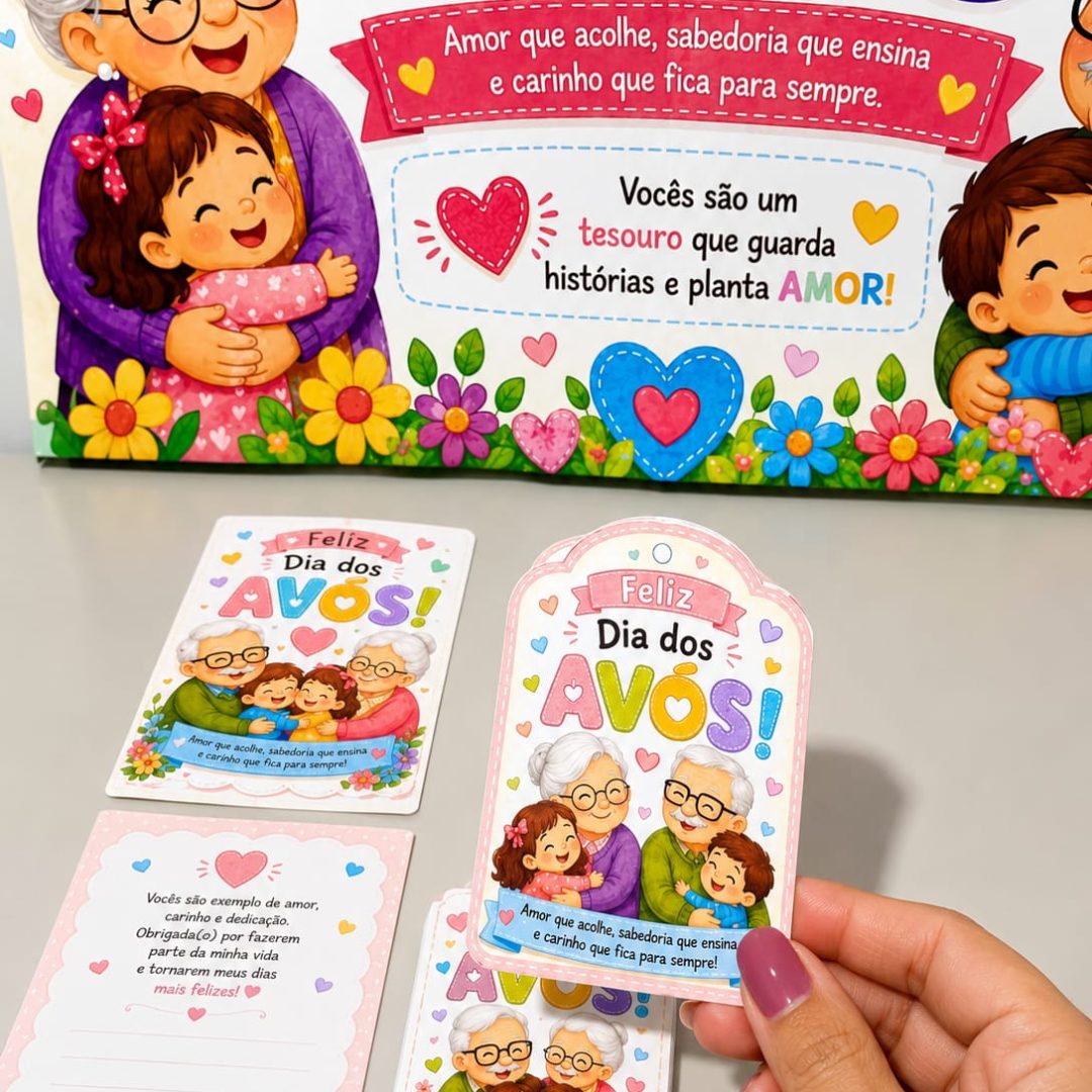 💖 Celebre o Dia dos Avós com muito carinho! 💖