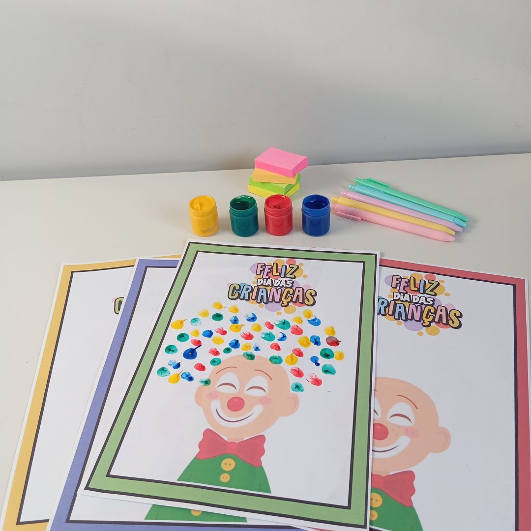ATIVIDADE INTERATIVA – Palhacinho para Pintar 🖍️