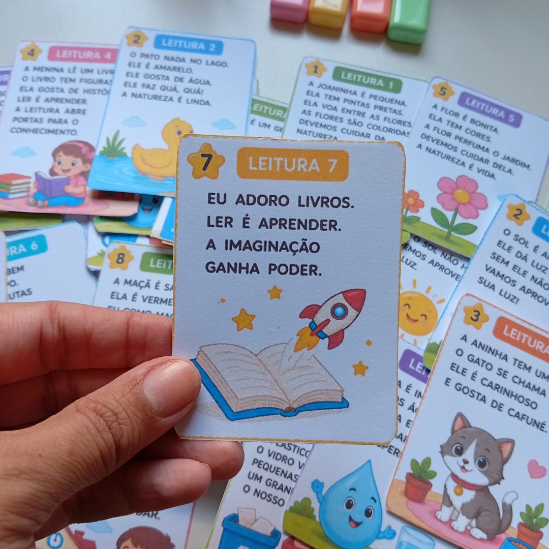 ✨ FLASHCARDS PARA LEITURA – IMPRENSA MAIÚSCULA