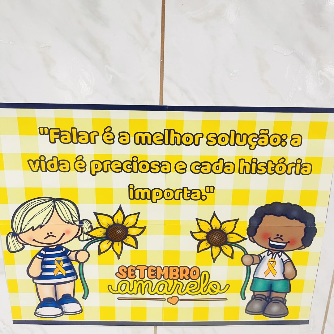 CARTAZ / PAINEL SETEMBRO AMARELO 