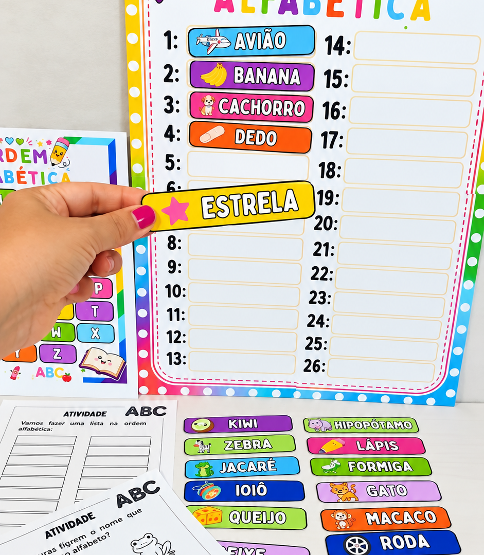 RECURSO – ORDEM ALFABÉTICA | ABC