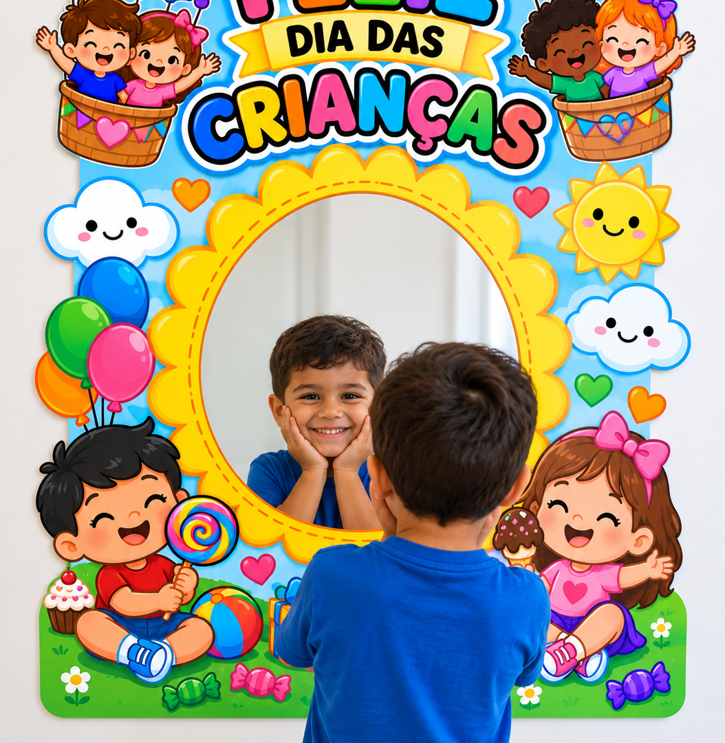 Painel Espelho – Feliz Dia das Crianças