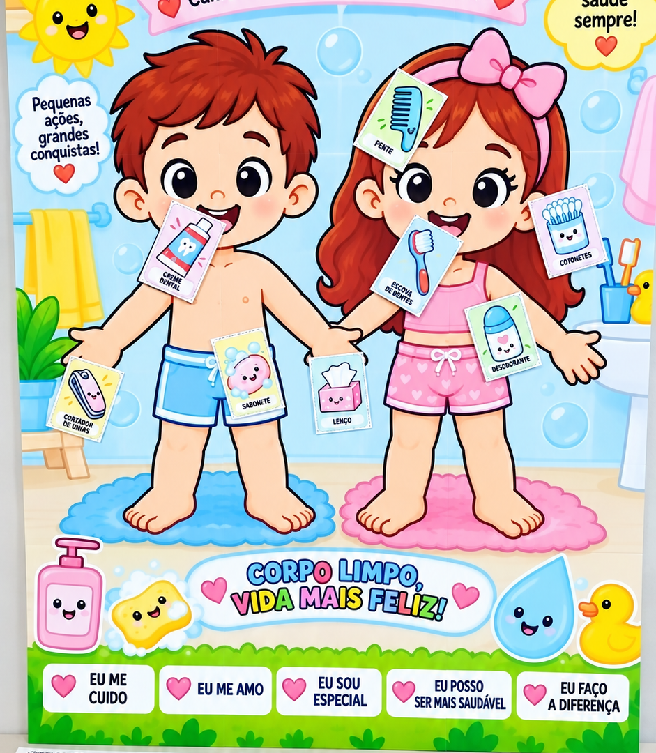 MEUS BONEQUINHOS DA HIGIENE – KIT COMPLETO