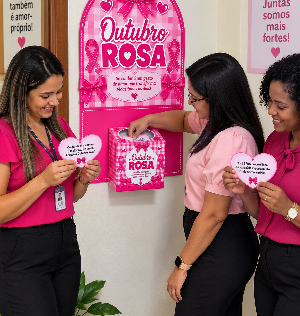 KIT OUTUBRO ROSA – CUIDAR É UM ATO DE AMOR